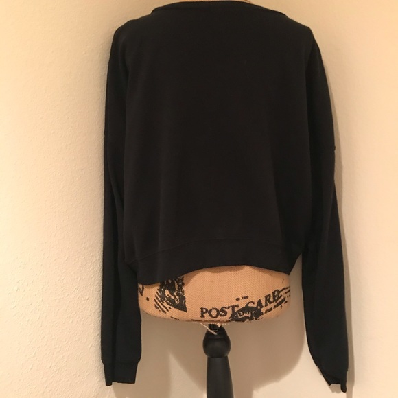 Fifth Sun Women's Coffee Graphic Black Long Sleeve Top-XL - Picture 5 of 14